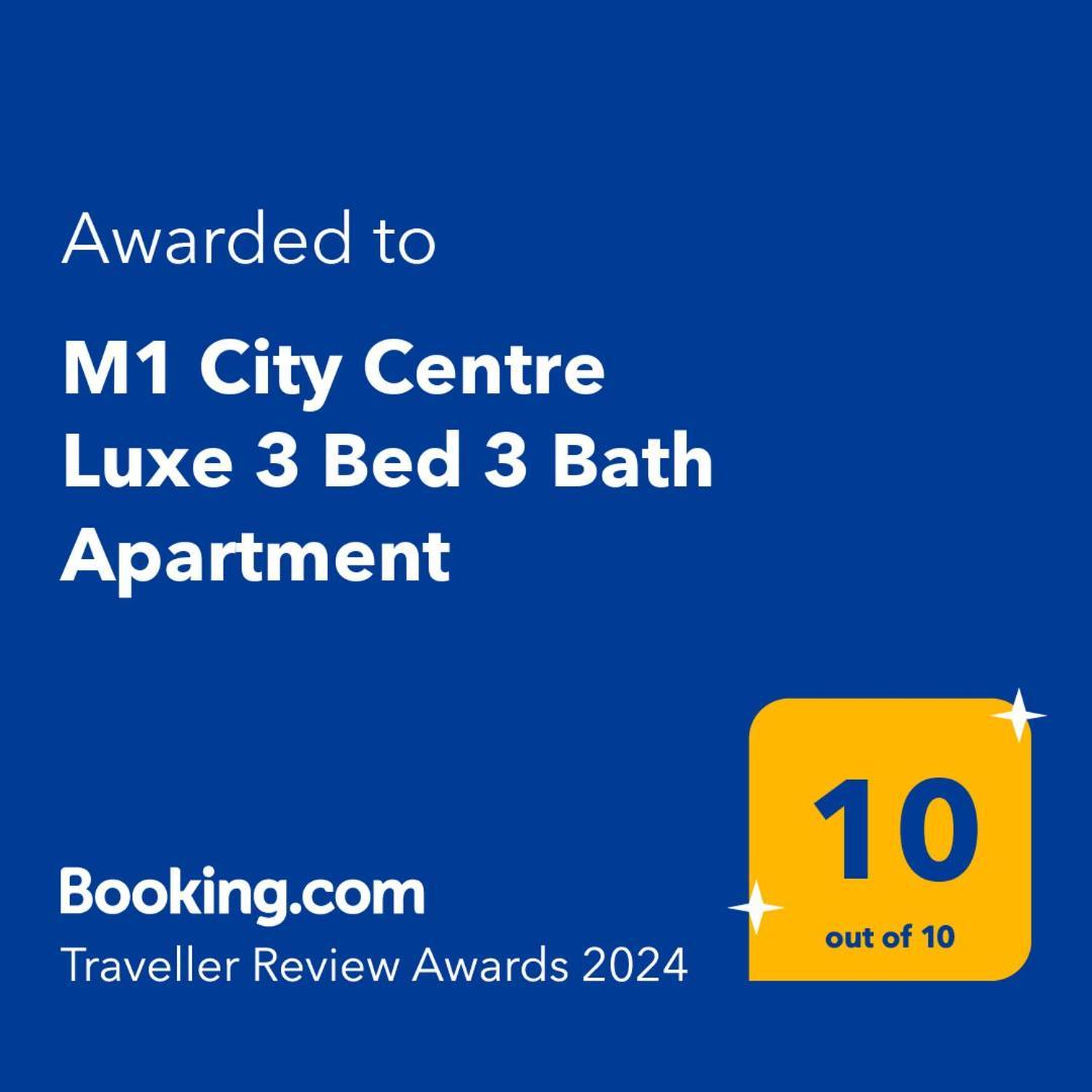 M1 City Centre 3 Bed 3 Bath Luxe Penthouse Manchester Extérieur photo