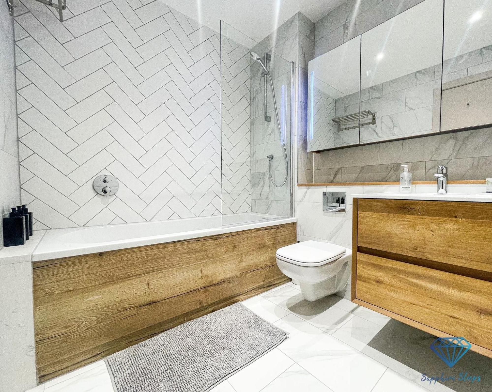 M1 City Centre 3 Bed 3 Bath Luxe Penthouse Manchester Extérieur photo