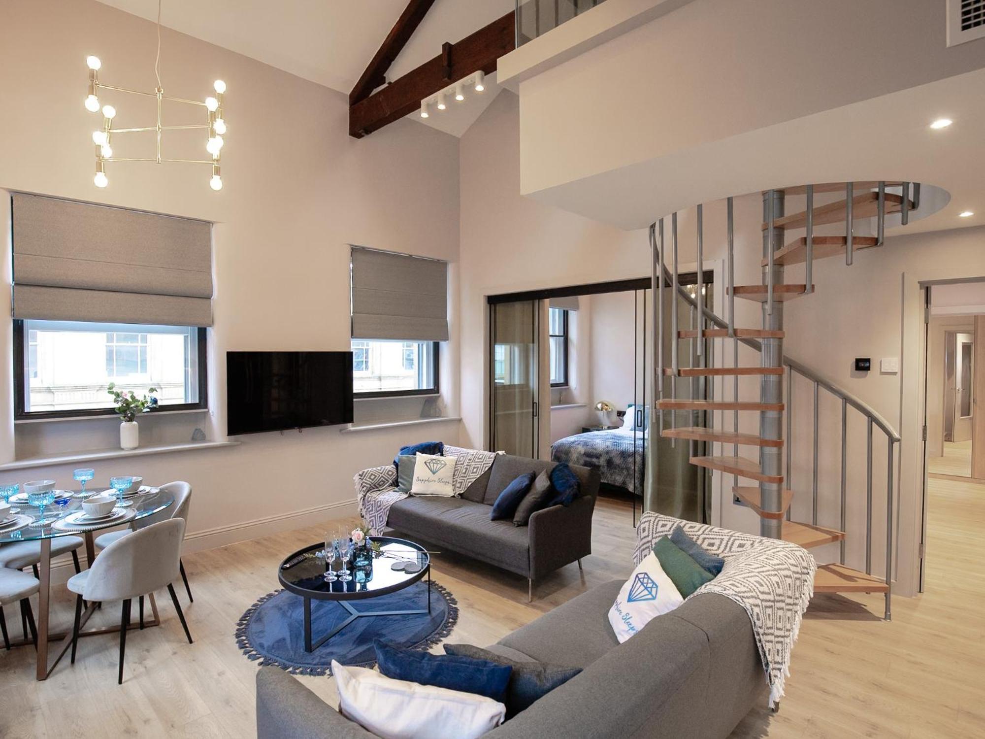 M1 City Centre 3 Bed 3 Bath Luxe Penthouse Manchester Extérieur photo